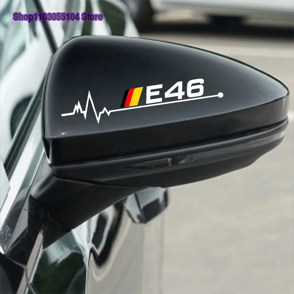 ملصق مرآة الرؤية الخلفية للسيارة ، ملحقات السيارات ، بي دبليو E30 ، E34 ، E36 ، E39 ، E46 ، E60 ، E87 ، E90 ، 2x #3