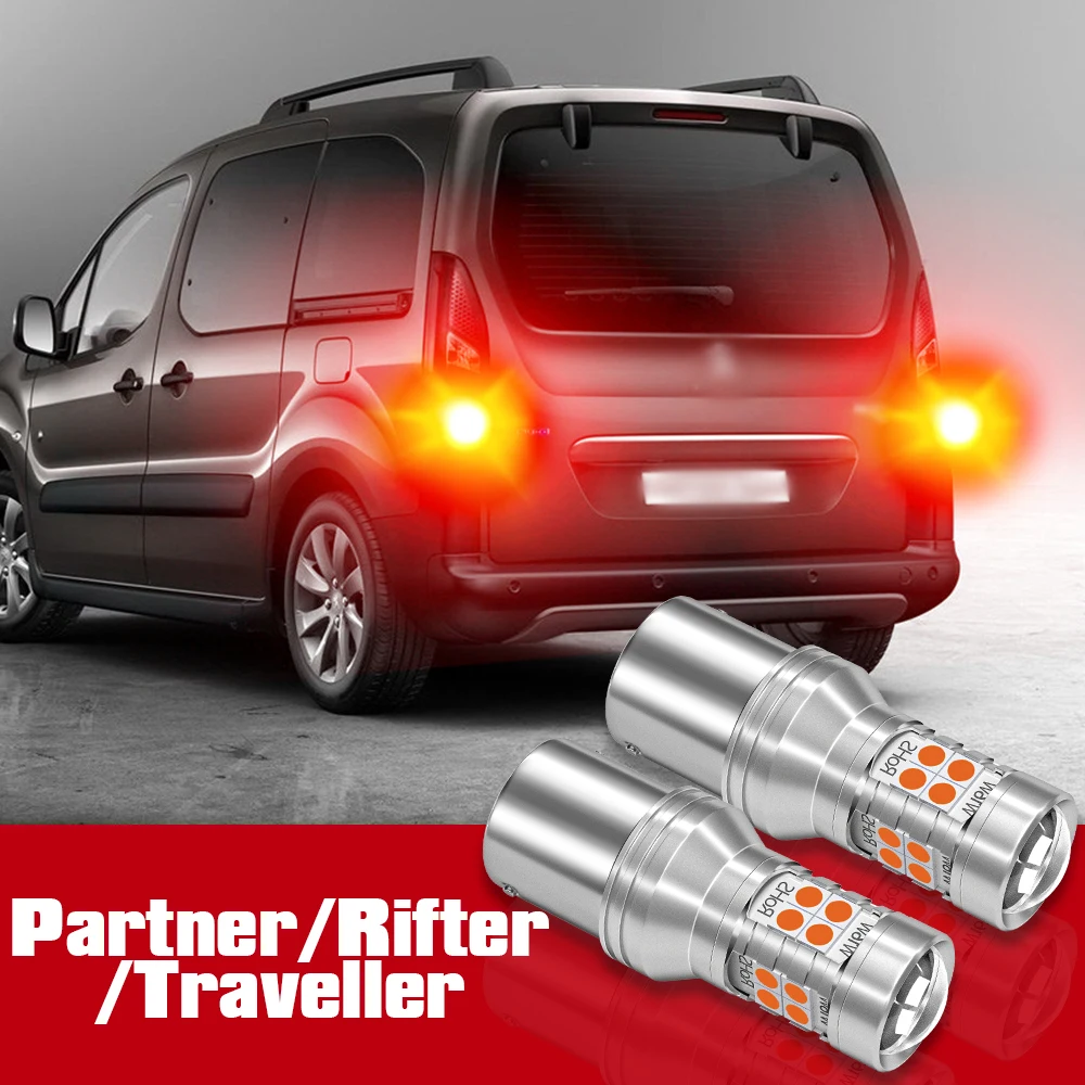 

2x LED Accessories Brake Light Bulb Lamp For Peugeot Partner Rifter Traveller 2008 2009 2010 2011 2012 2013 2014 2015 2016 2017