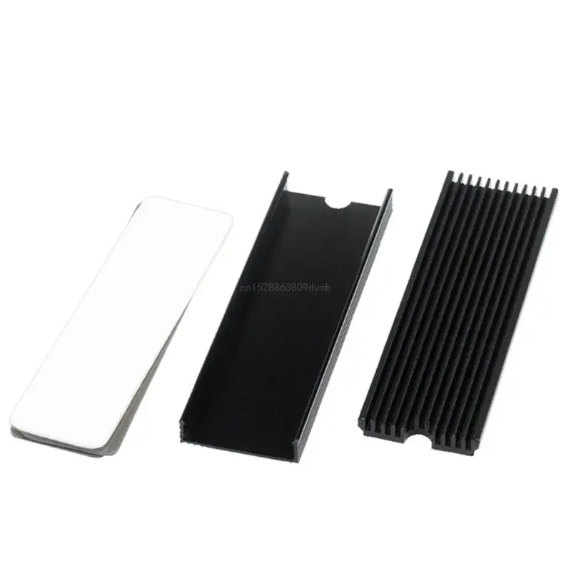 Aluminum Heatsink Cooler Heat Sink Thermal Conductive Pad for M2 2280 NVME SSD NVMe Heatsink Support Single Double Sided