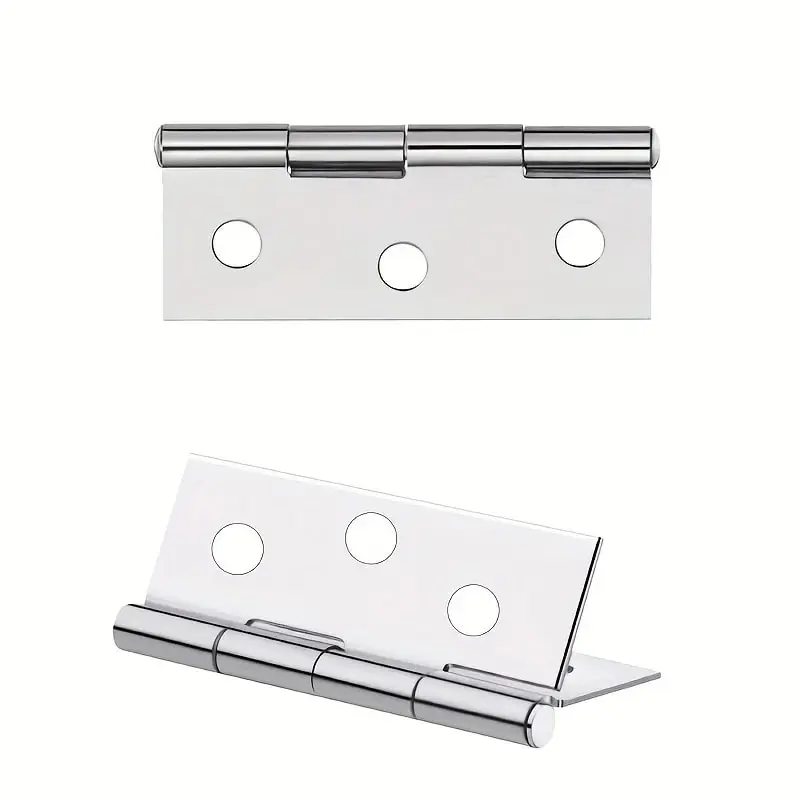 4/8pcs/set Stainless Steel Folding Hinge 2 Inch Door And Window Hinge Is Assigned Screws Home Furniture Hardware Door Hinge