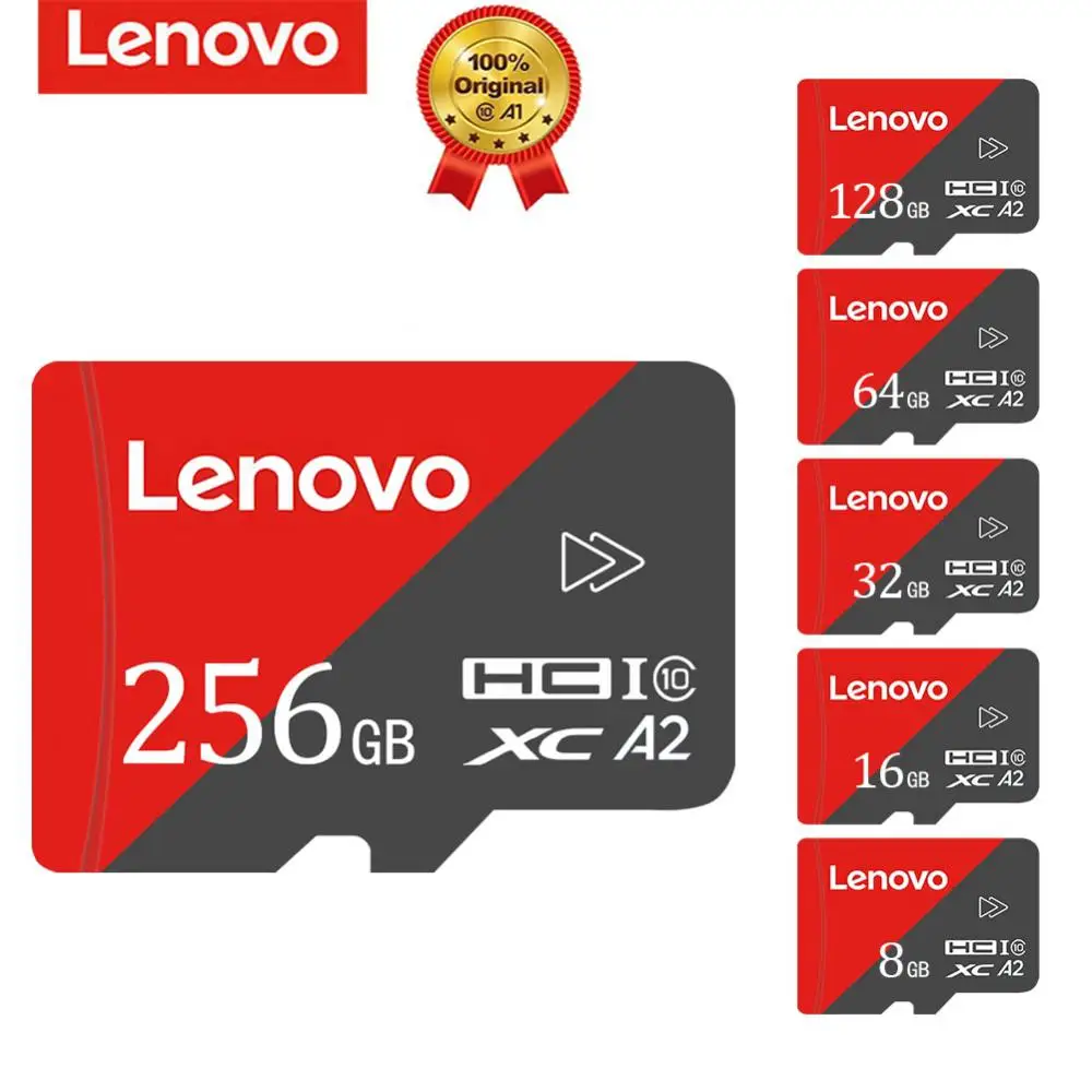 SD-карта памяти Lenovo, 16-256 ГБ, 64-512 ГБ