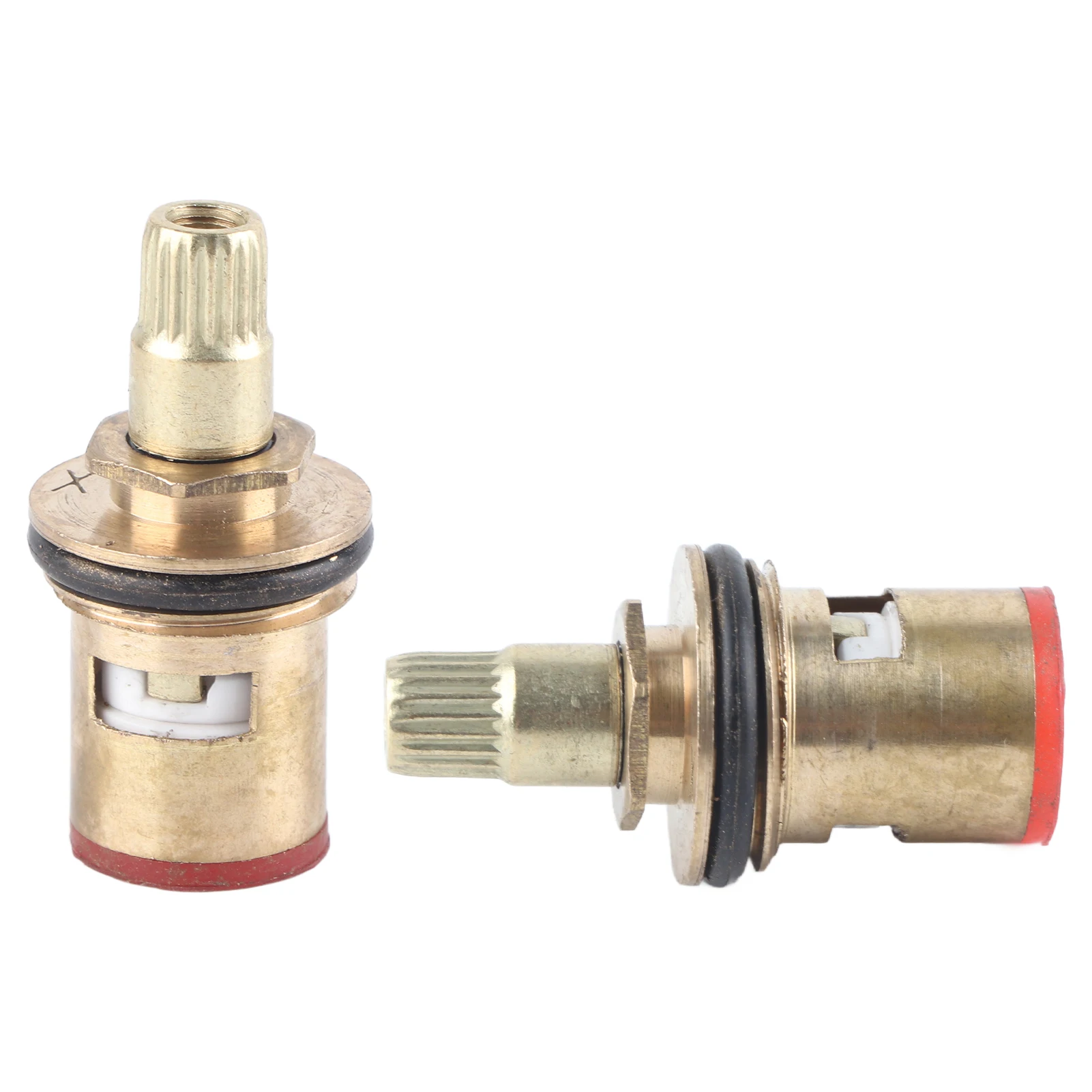 5PCS Copper Faucet Valve High Hardness Rustproof Faucet Stem Cartridge Replacement for Kitchen