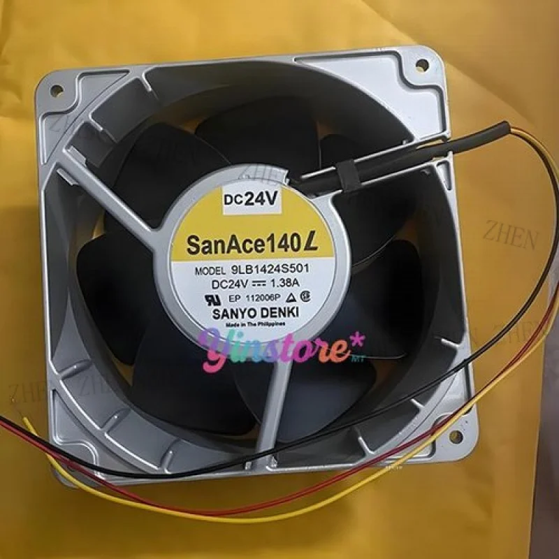 

Y 1Pc. New FOR SANACE140L 9LB1424S501 Inverter Cooling Fan 14050 DC24V 1.38A 14CM 3Pin