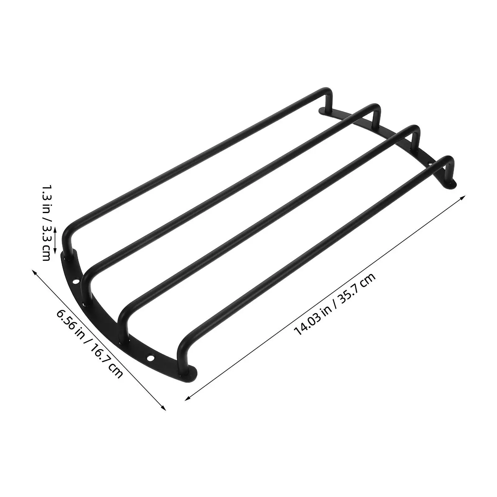 2Pcs Car Audio Speaker Protection Bars Metal Anti Deform Grill Curved Frame Four Bar Stereo Guard Cover for Suv Truck Audio