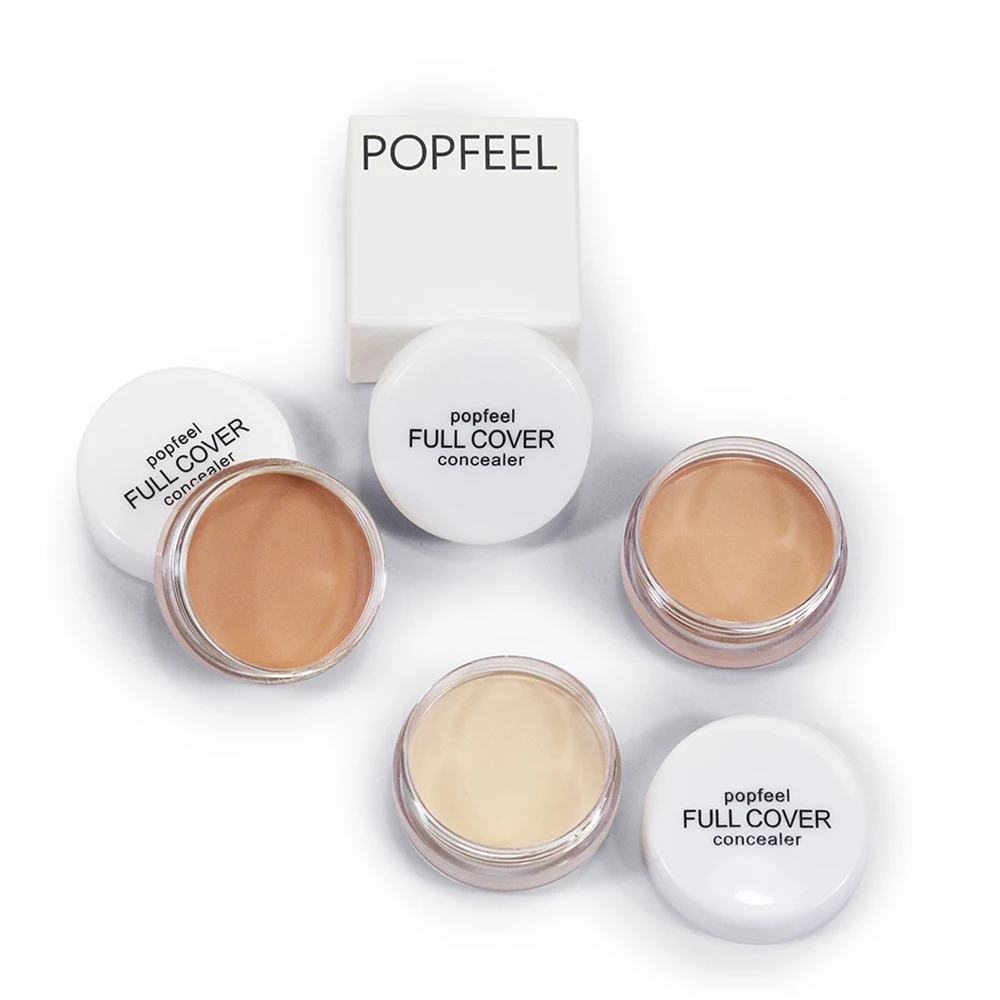 POPFEEL Jednokolorowy korektor - uniwersalny krem do krycia niedoskonałości twarzy, plam, trądzików i tatuaży na ciele.