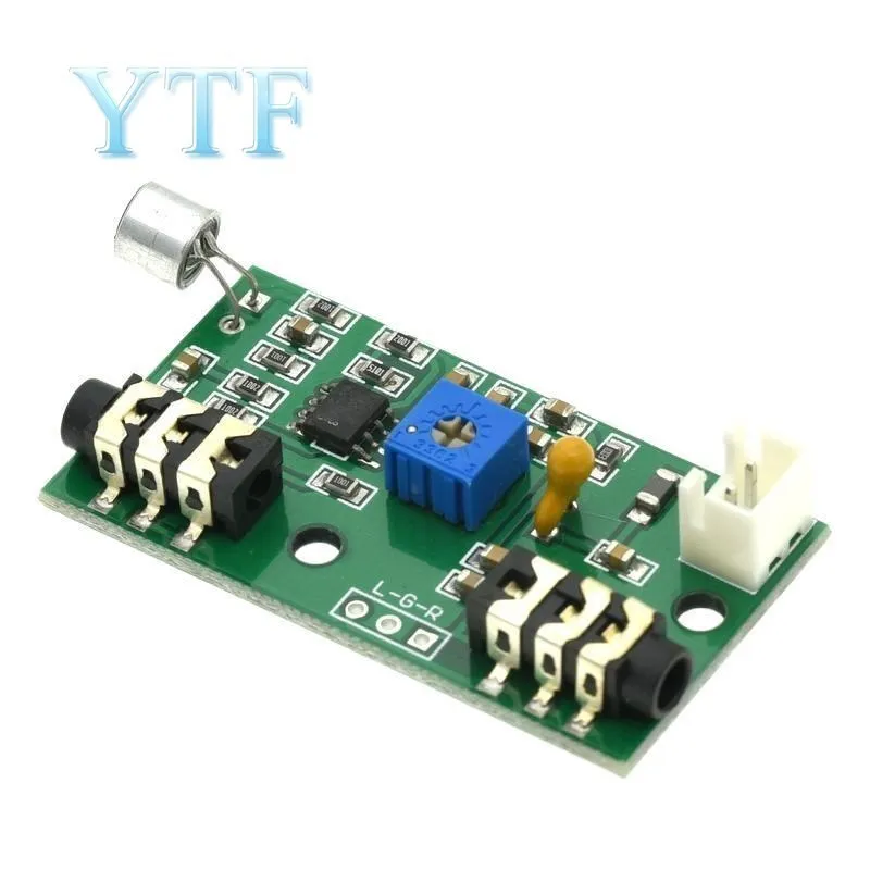 

Microphone Pickup Microphone Amplifier Module Gain Adjustable Audio Amplifier Circuit AC Signal Amplifier Board