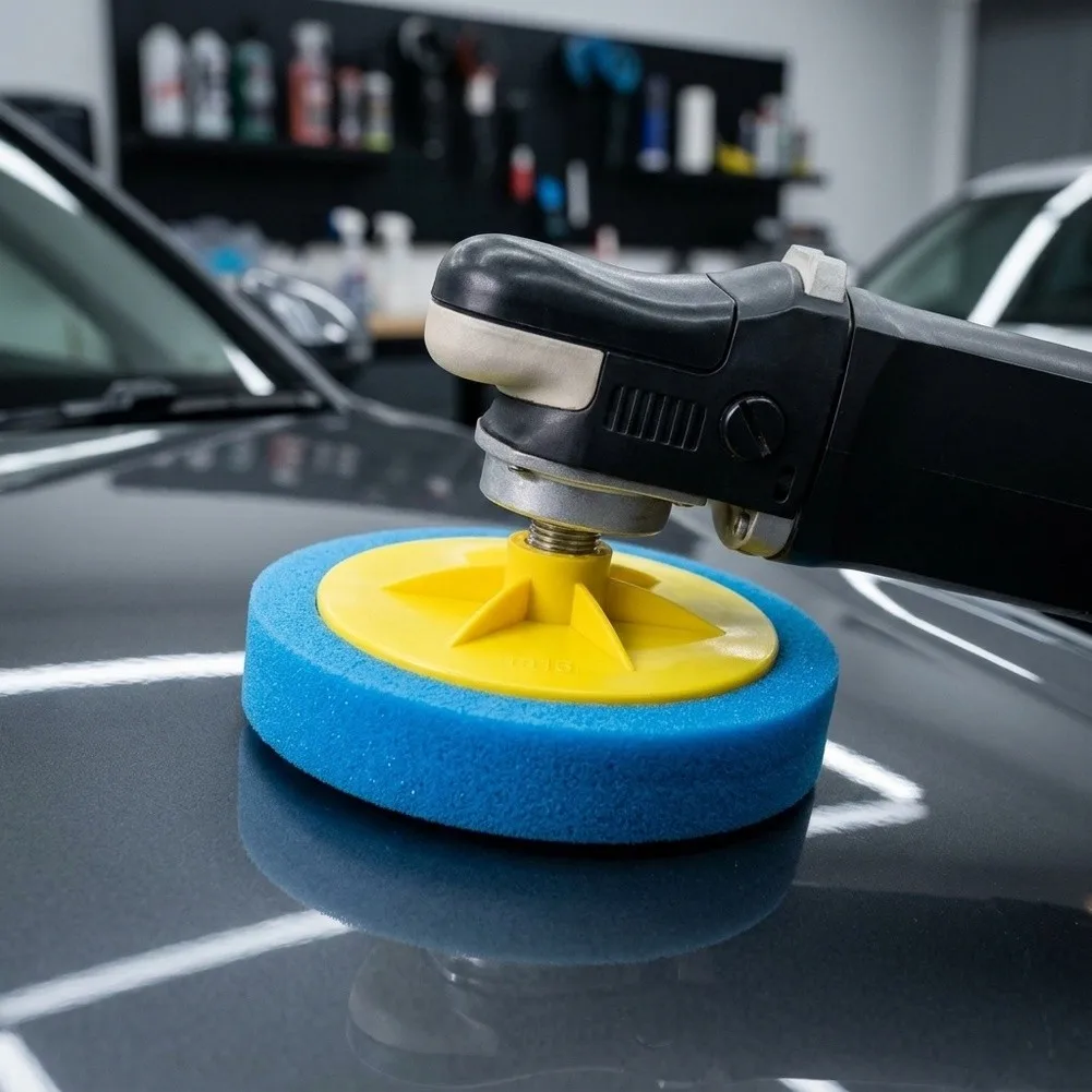 Multipurpose Polishing Disk Designed with for durable Sponge Material for Perfect for Car Beauty Buffing and Polishing Tasks