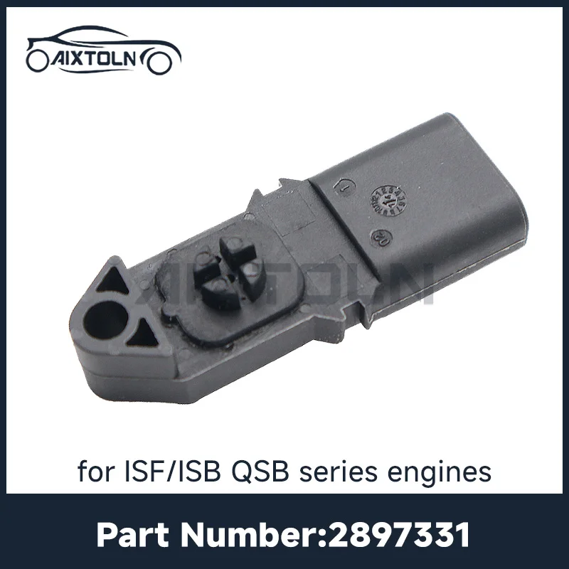 Sensor de Pressão de Admissão do Motor 2897331 para Foton Aumark, Dongfeng Dolica, JAC Shuailing Equipados com Motores das Séries ISF/ISB QSB