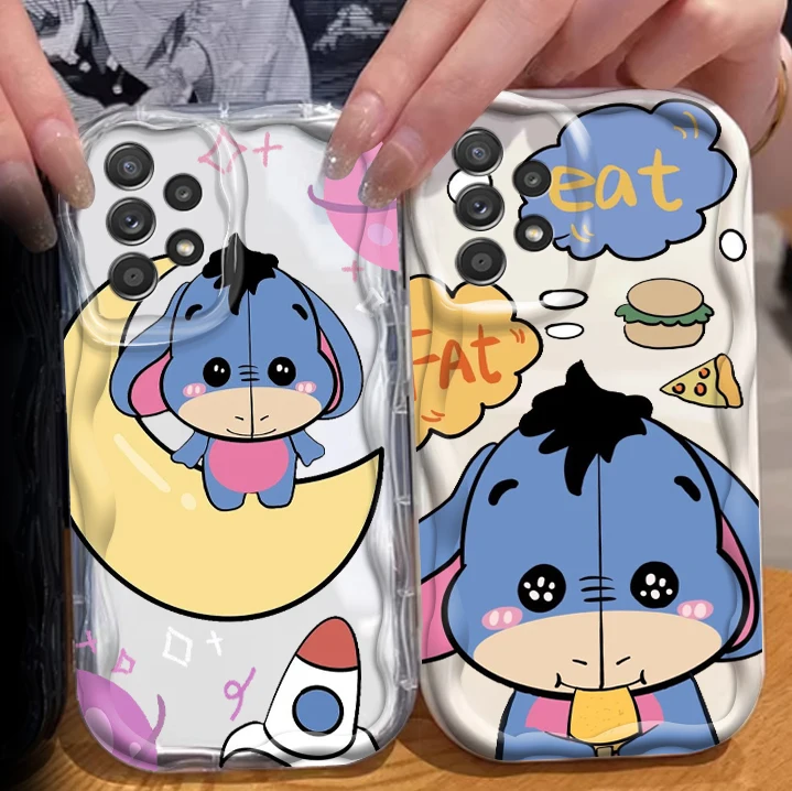 

Disney Winnie Pooh Cartoon Cut For Samsung S24 S23 S21 S20 Ultra Plus FE A73 A72 A71 A51 A31 A05S A05 A04 5G Wave Oil Funda