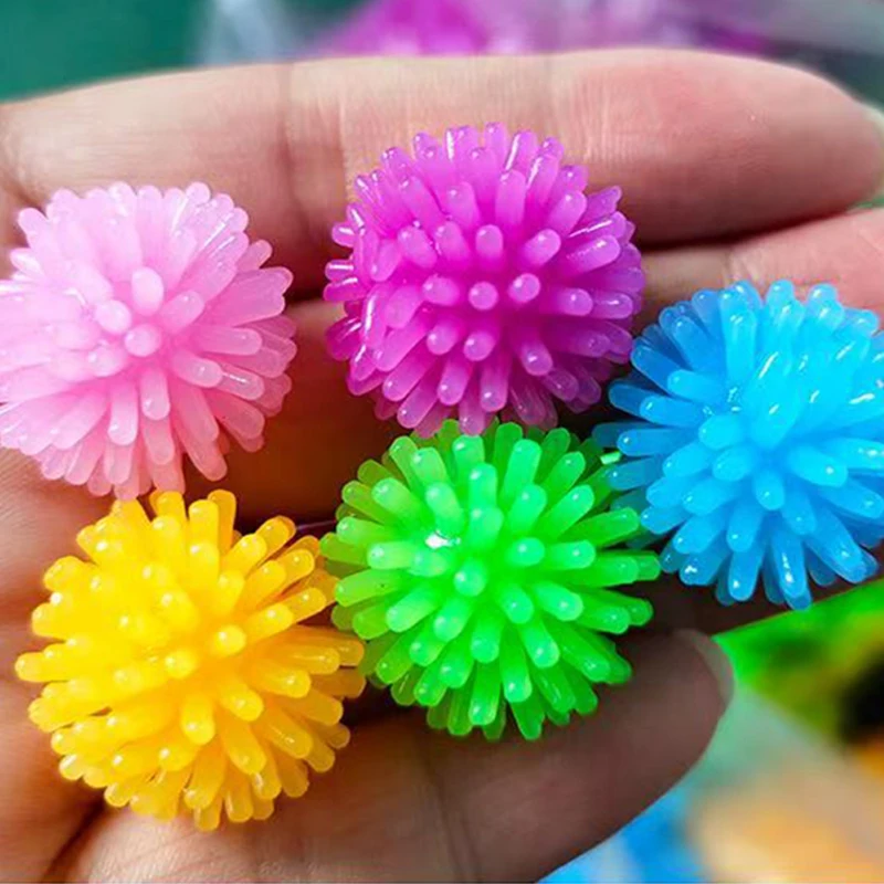 10 قطعة صغيرة لينة الحسية شائكة كرات الإجهاد الإغاثة ألعاب متململة ل ADHD والقلق الاطفال المراهقين بنين بنات هدايا الحفلات