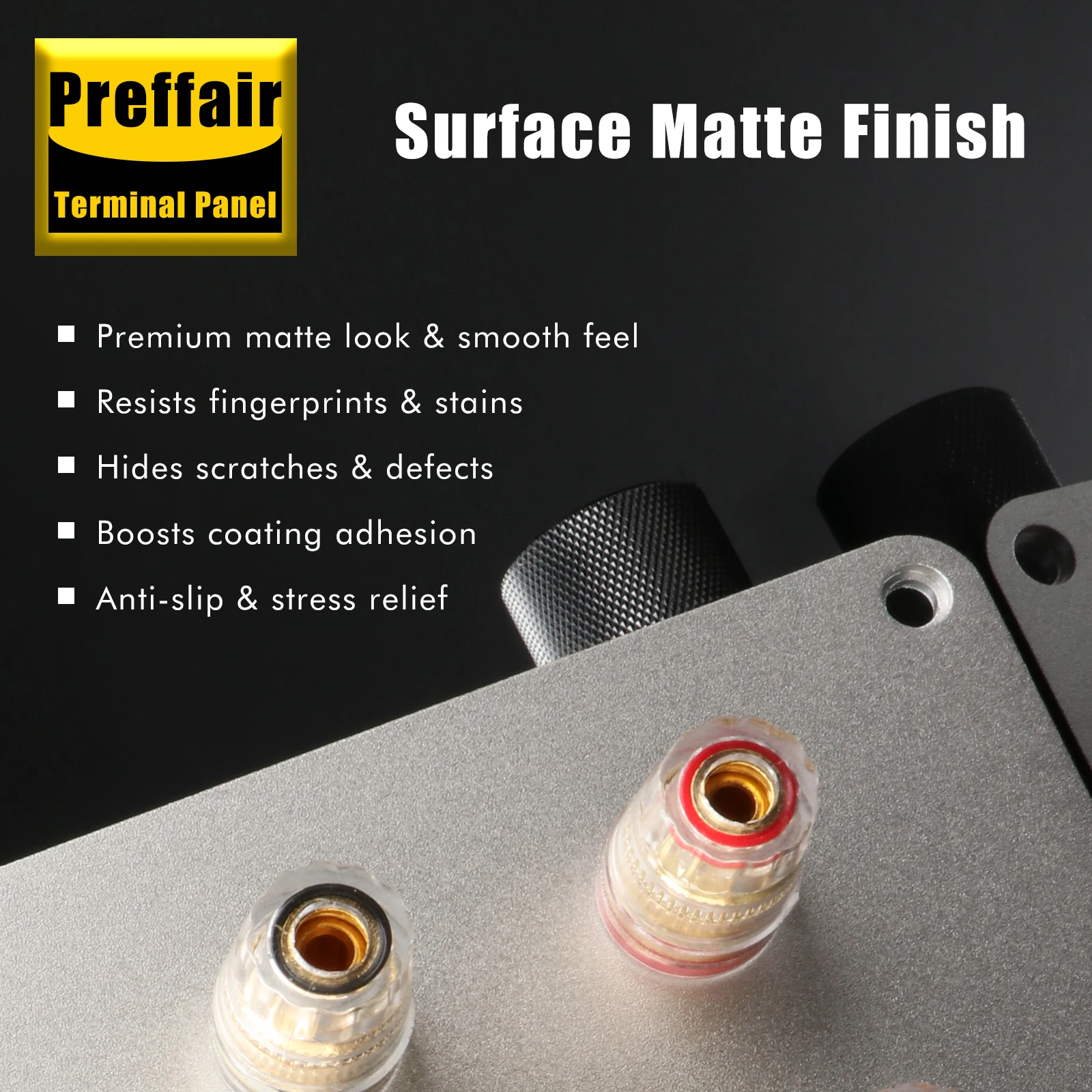 1PC HIFI Binding Post Aluminum Alloy Speaker Box two/four position four position speaker junction box terminal panel