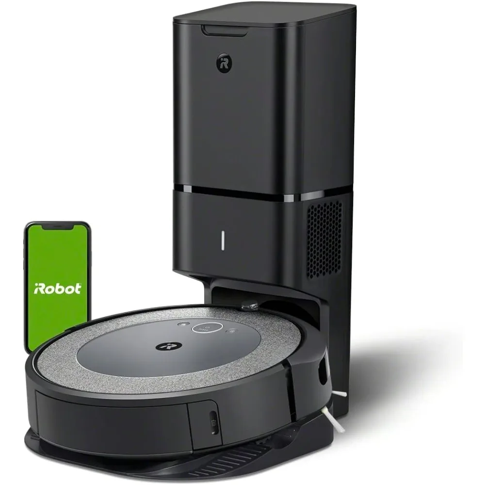 

Self-Emptying Robot Vacuum – Now Clean by Room with Smart Mapping, Empties Itself for Up to 60 Days, Works with , Ideal