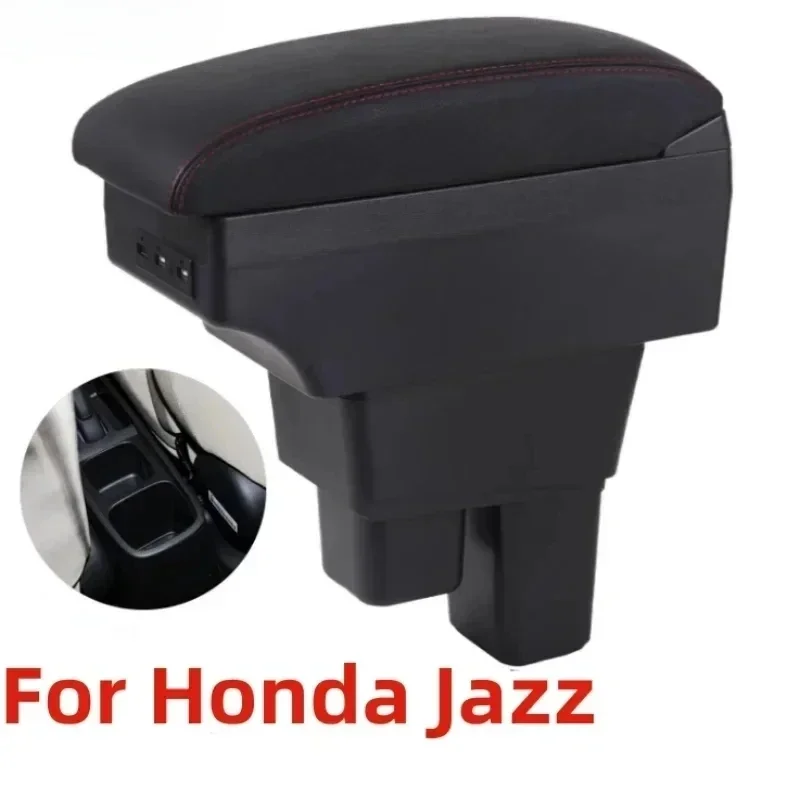 

For Honda Fit Jazz 2 Car Armrest Box 2008 2009 2010 2011 2012 2013 Arm Storage Box car Accessories