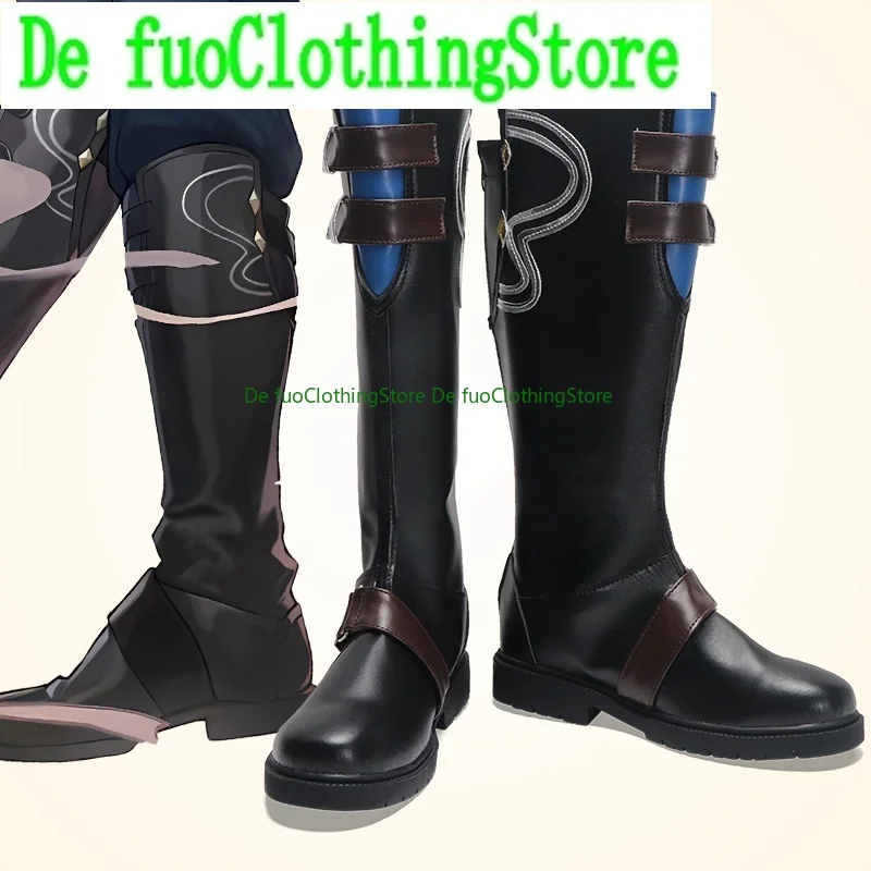 DeFuoClothing Cosplay Shoes GAME Collapse of The Star Dome Railway Jiaoqiu Cosplay Shoes Manga Exhibition Anime Increase in Size