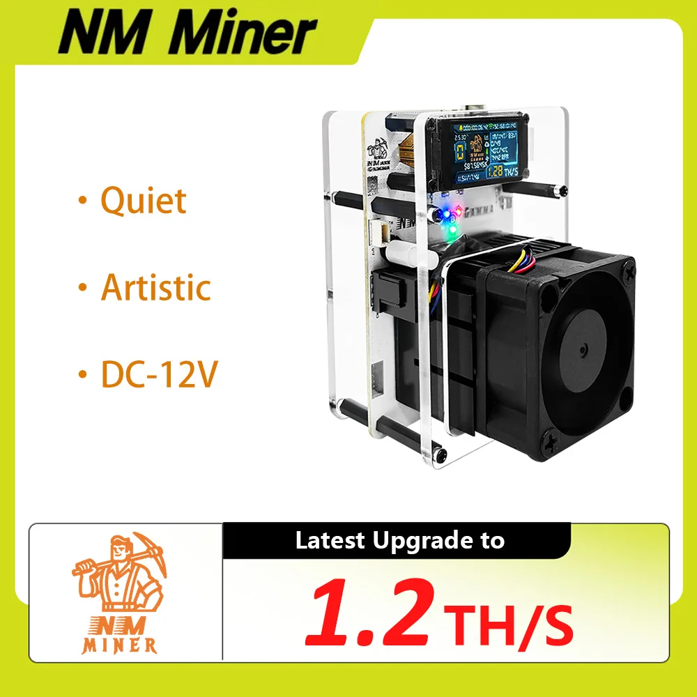 

NMAxe Gamma — BM1370 BTC SOLO Lottery Miner 1.2TH/s