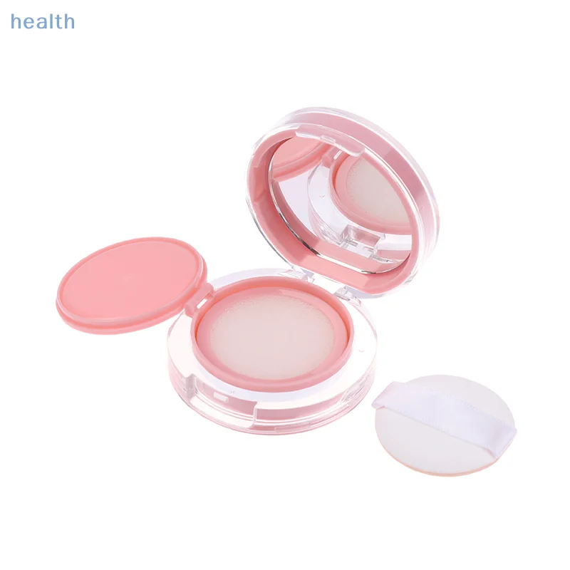 Roze Mini Luchtkussen Foundation DIY Box Lege Bladerdeegdoos Met Spiegel Voor BB Cream Cosmetische Container Make-up Case Huidverzorging