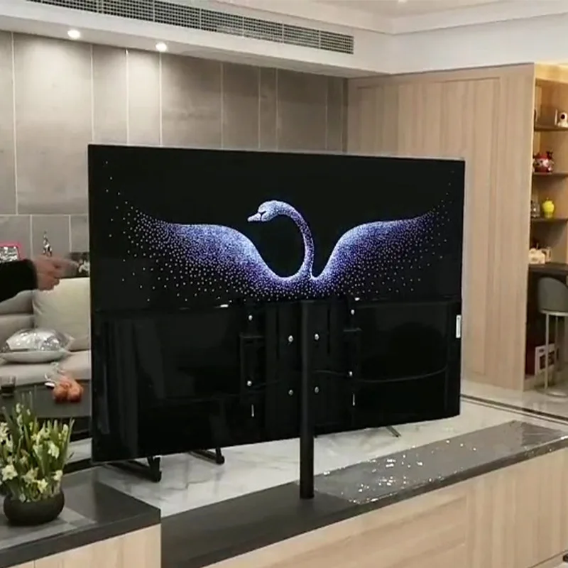 32-65 inch LCD TV mobile stand, rotating LCD display stand