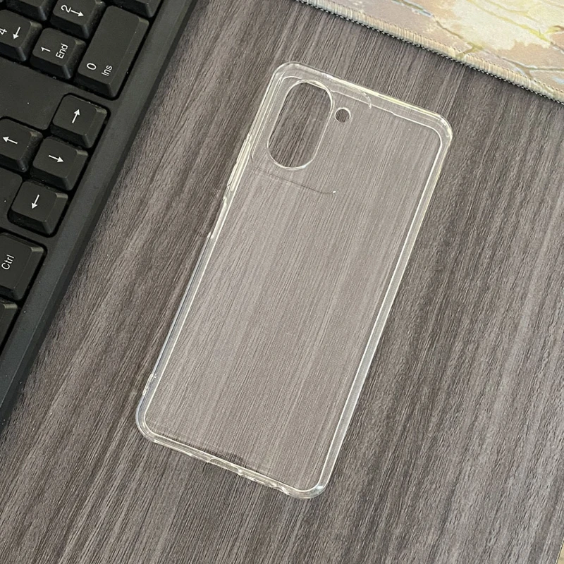 Etui na telefon Blackview Color 8 Soft TPU do BLACKVIEW BV Color8 COLOR 8 Black Transparent Back Cover Shell Silicone Coque