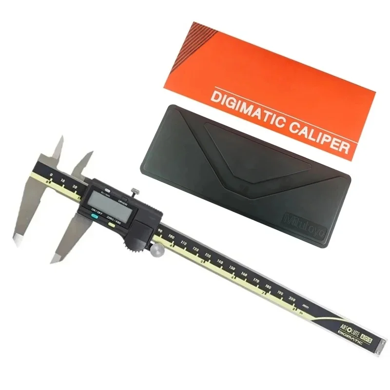 Digitaler LCD-Elektronik-Schiebemesser 6 Zoll 8 Zoll 12 Zoll 0-150mm 0-200mm 0-300mm 500-196-30 Messwerkzeug aus Edelstahl – Detail 4