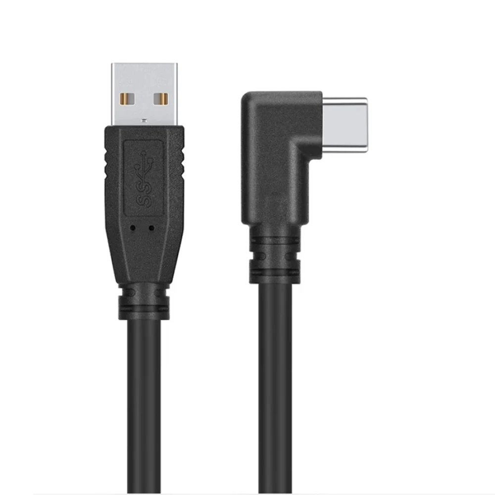 5M Elbow  Cable USB 3.1 Gen 1 Type C for Oculus Quest 2 Link Steam VR Accessories