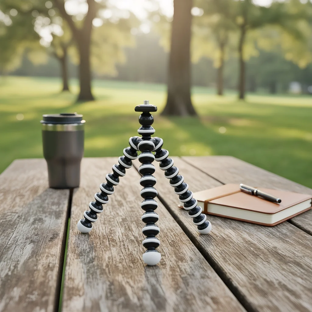 Octopus Flexibler Stativhalterung für GoPro Hero 12 11 10 9 8 7 6 5 4 3, SJCam DJI Action Kamera