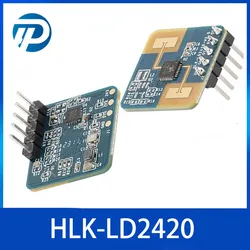 Sensor de Radar de onda milimétrica de 24G, HLK-LD2420, LD2420, FMCW, módulo de micromovimiento inteligente del cuerpo humano, Banda ISM, alta sensibilidad