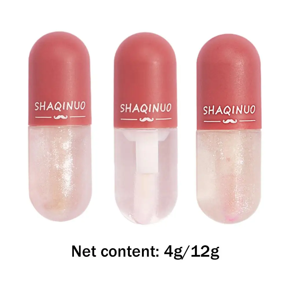 Ice Mountain Lipgloss, Farbwechsel, Kristallgelee, Lippenglasur, feuchtigkeitsspendend, transparent, wasserfest, für Lippen, Make-up, Kosmetik