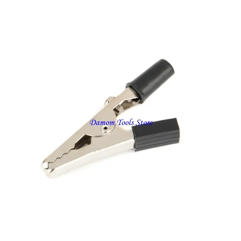 57BE 55mm Metal Clips Welding Dual-use Test Clamp with Fixing Screws 10Pcs