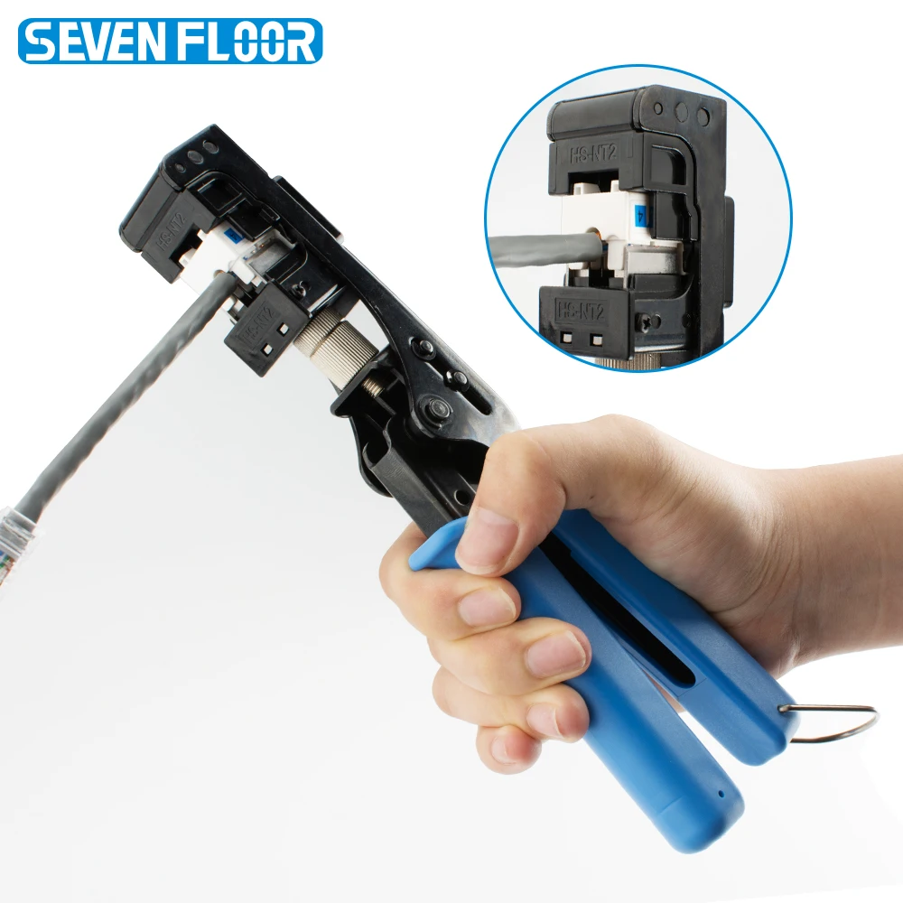 

90 Degree Termination Tool cat5 cat5e cat6 RJ45 Keystone Jack Pliers
