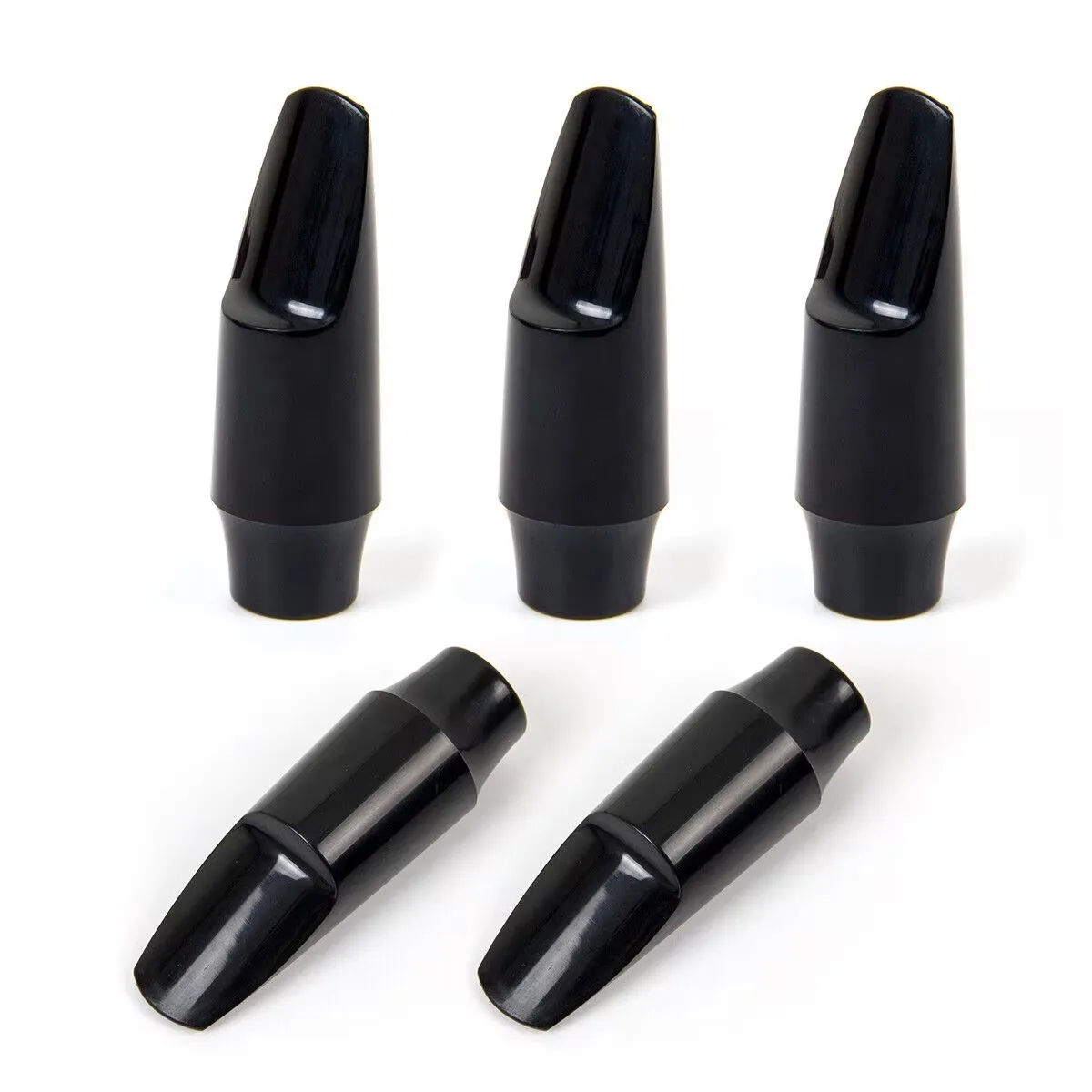 

5PCS Black Bakelite Soprano Saxophone Mouthpieces Musical Instrument Parts Treble Saxophone Accessories