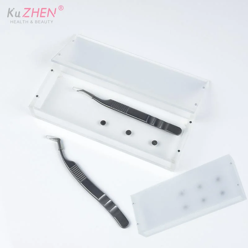 الاكريليك رمش صندوق تخزين رمش تمديد لوحة مغناطيسية متعددة الوظائف كاذبة رمش ماكياج المنظم البليت لاش حامل #1