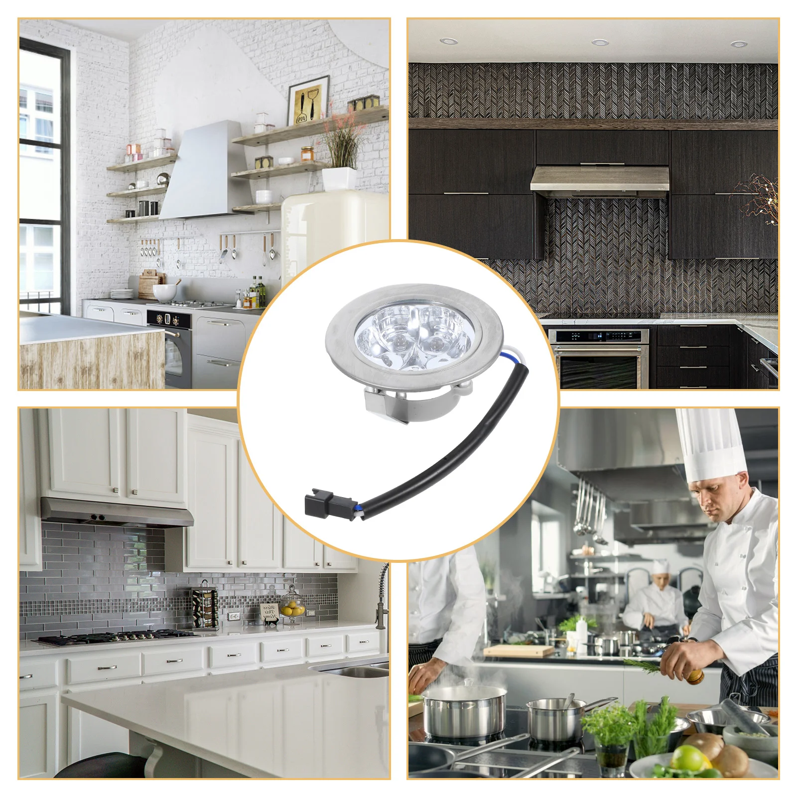 Led Range Hood Light Replacement Bulb For Kitchen Light Replacement For Kitchen Cooker Range Hood Lighting Tool LED Kitchen Ligh