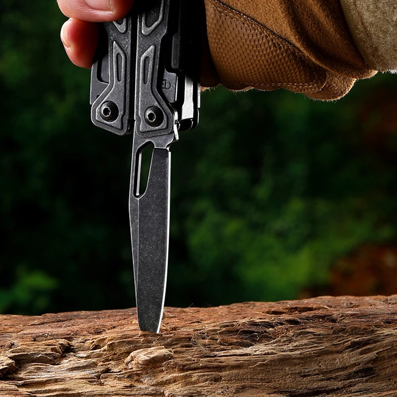 คีมอเนกประสงค์ BHBT 27 in 1 มีดพกพา EDC อุปกรณ์เอาตัวรอดสำหรับตั้งแคมป์กลางแจ้งแบบพกพา พร้อมชุดดอกไขควง