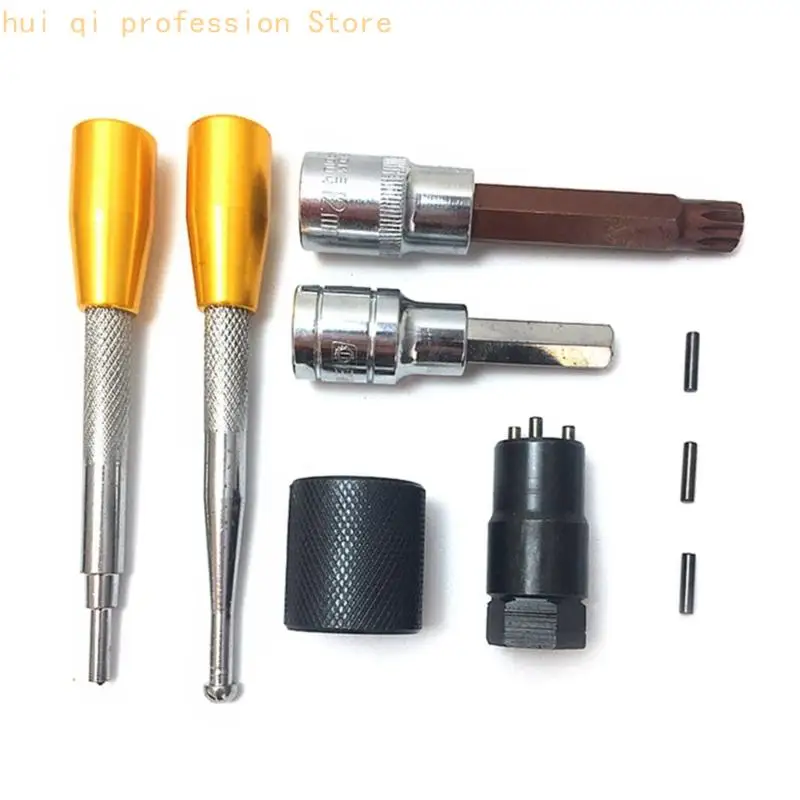 Metallhülsen- und Stangen-Serviceset für die Demontage von Common-Rail-Düsen, Werkstattwartung, Reparatur und Entfernung von – Detail 9