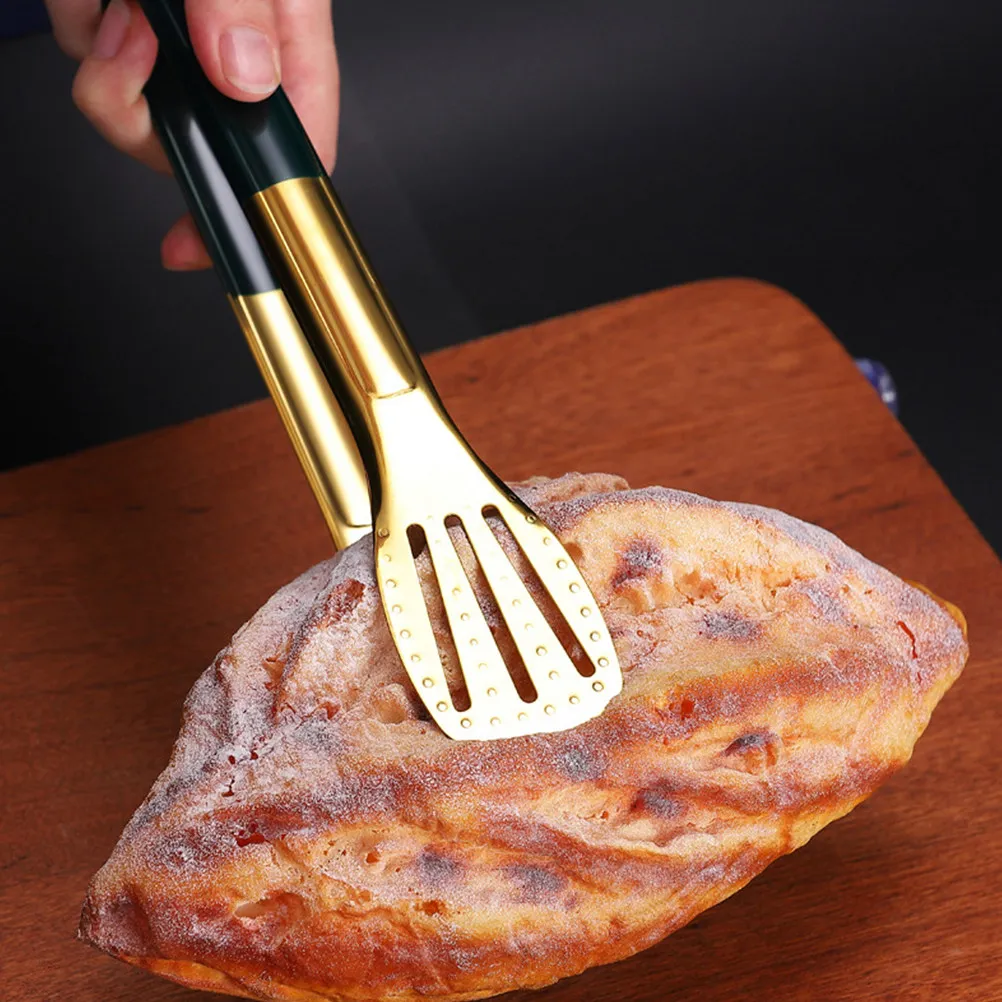 

Premium Stainless Steel Food Tong Multi-Function Steak Clamp for Grilling Roasting Bbq Cooking Cake Decoration Seafood Handling