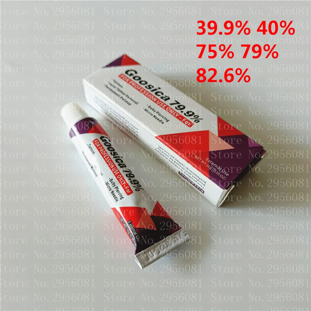 

5Pcs 39.9% 75% 79.9% 82.6% Before Tattoo Cream Piercing Permanent Makeup Body Eyebrow Eyeliner Lips 10g