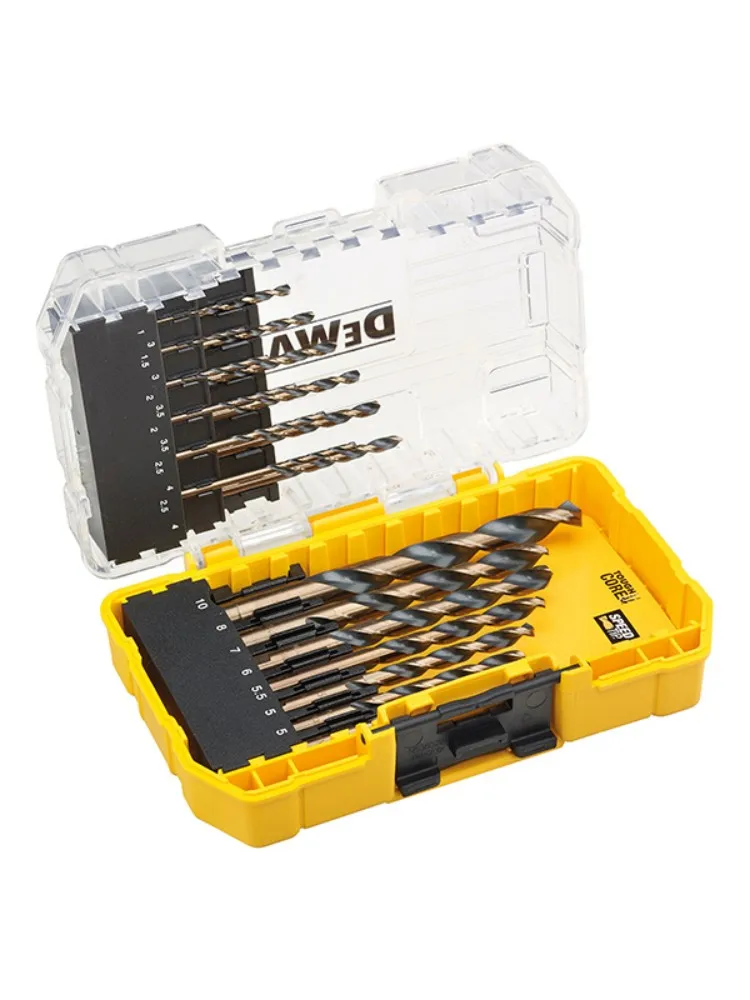 DEWALT 19 Piece HSS Twist Drill Bit Set 1-10mm DT70728-QZ