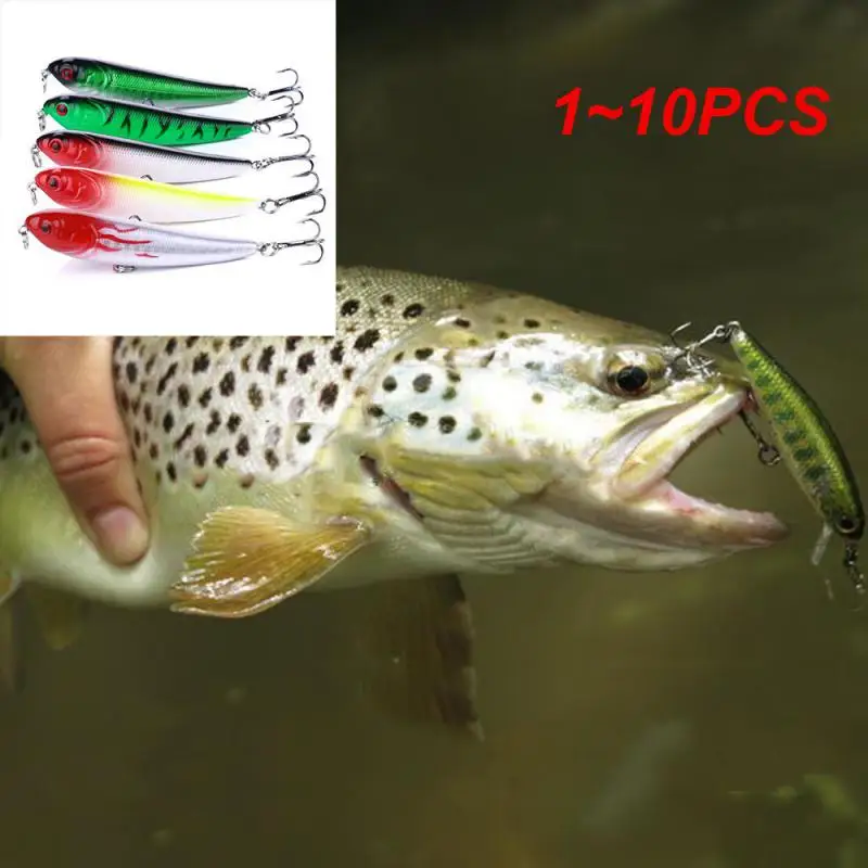 

1~10PCS Mini Pencil Fishing Lure 5.5g/7cm Top Water Hard Fishing Lure Artifical Fishing Bait