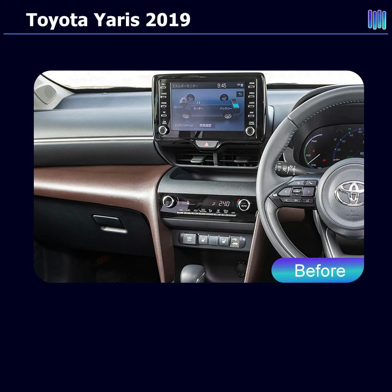 AI VOICE roadivox Android car radio for Toyota Yaris 2019 stereo GPS Navigation video Multimedia Player tape recorder