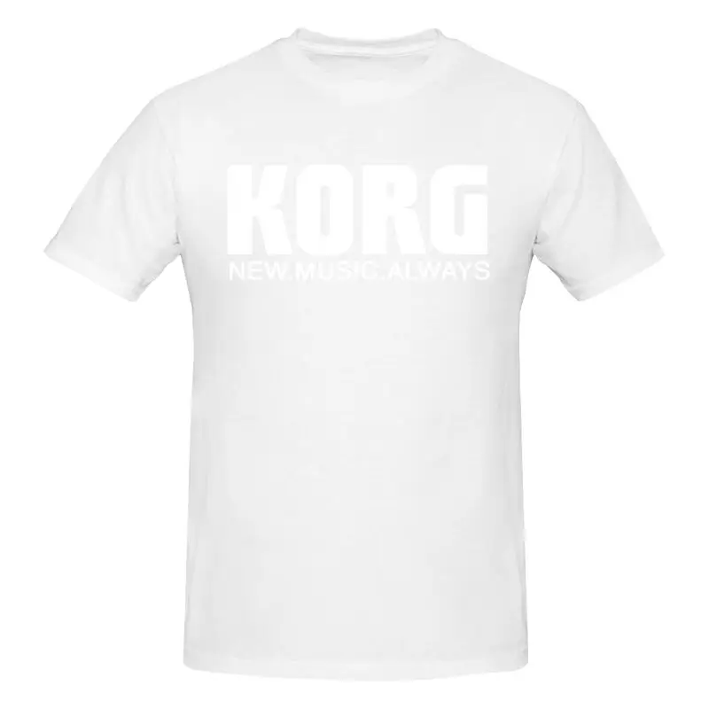 Korg Synthesizer Music Logo Shirt T-shirt Tee Best Trend Splicing Streetwear