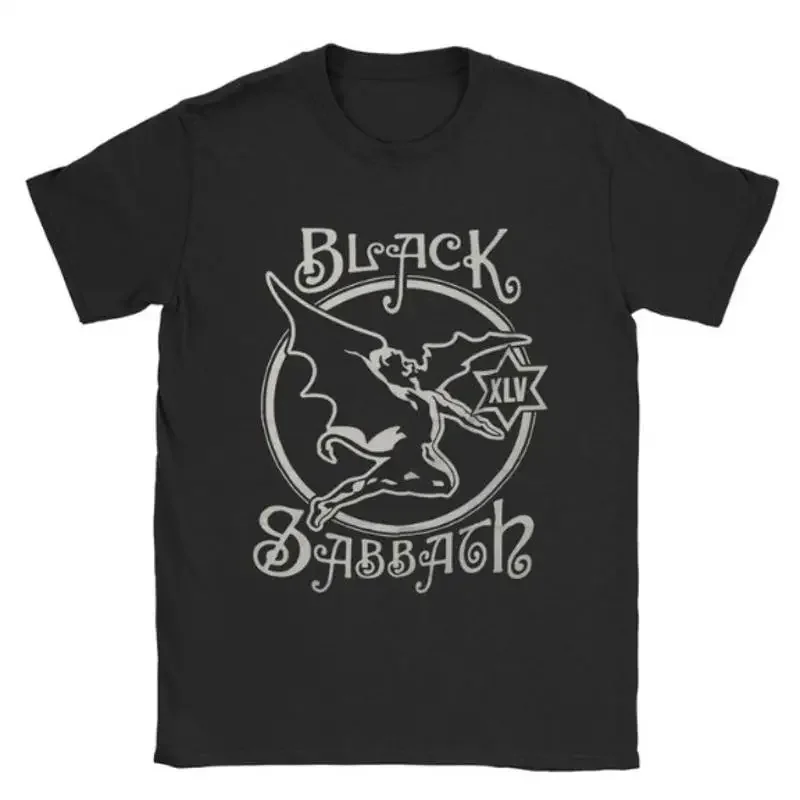 Black Cool Sabbaths T Shirt For Men Cotton Crazy