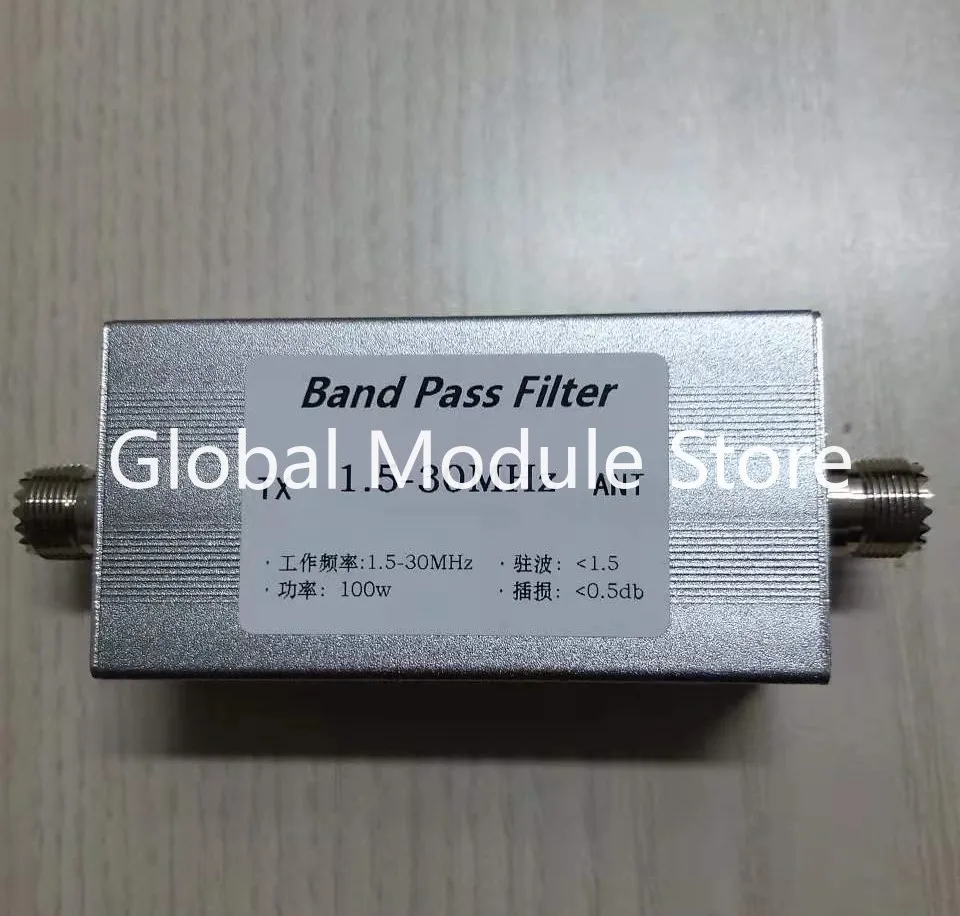 

Shortwave Band-pass Filter 1.5-30MHz BPF Band-pass Filter Improves Anti-interference Ability 100wIn Stock, Quick Delivery