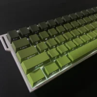 Teclas degradadas 60% 65% 68% 75% rojo rosa verde gris azul rosa púrpura gradiente lateral/Top impresión pbt keycap para teclado mecánico