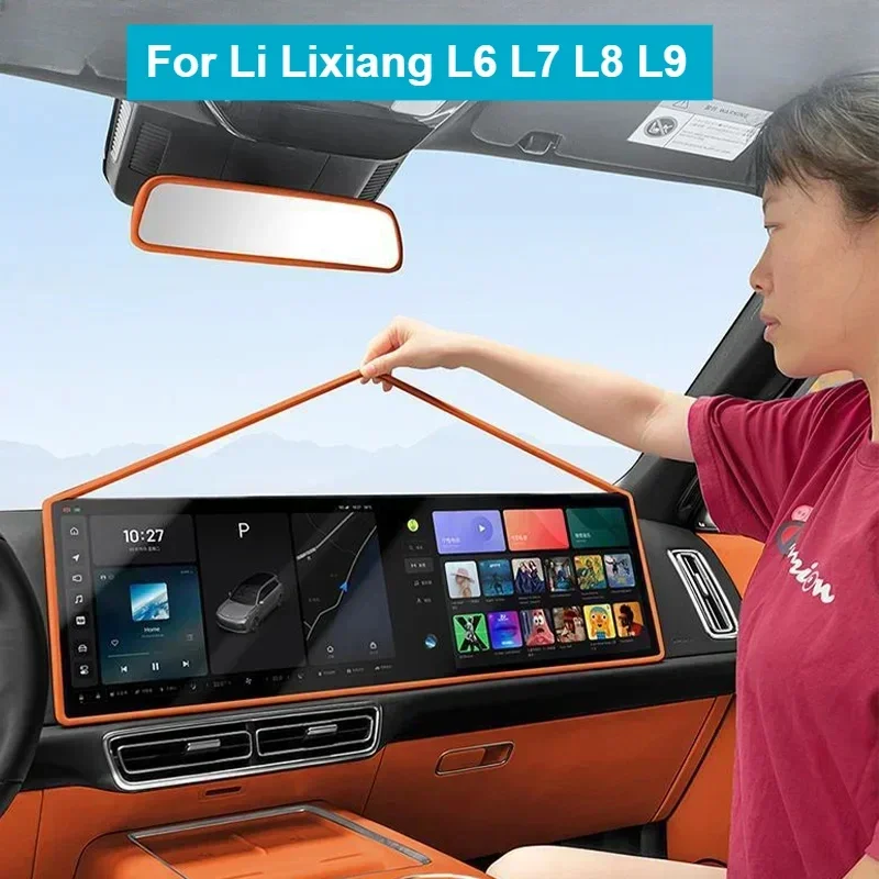 

For LI LiXiang L6 L7 L8 L9 2022 2023 2024 Car Central Control Navigation Display Protective Cover Silicone Protective Cover