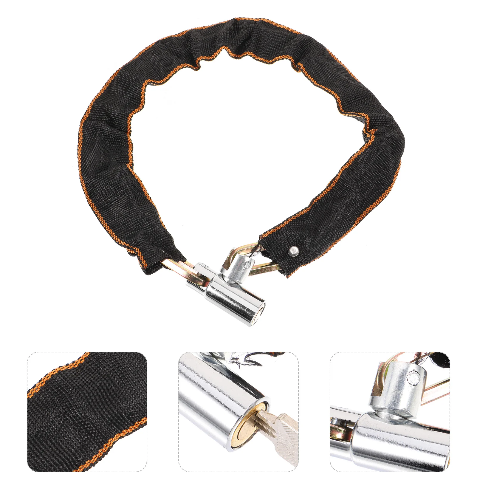 Bike Lock Chain Safety Bicycle Professional Cycling Anti-pry Locks Cloth Motorbike