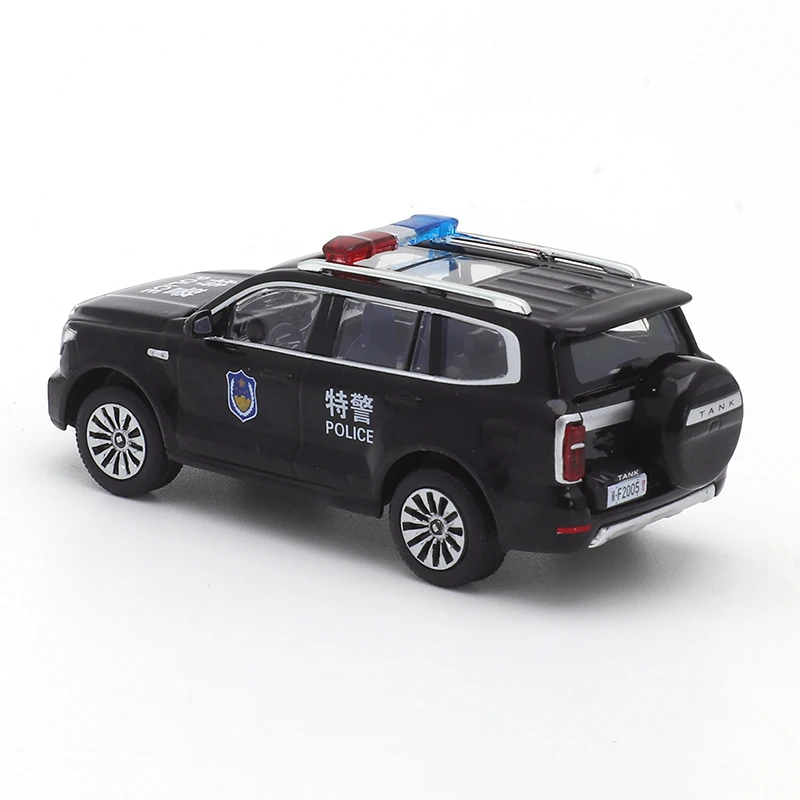 XCARTOYS 1/64 Tank 500 Sport Edition - Special Police Car Alloy Motor Vehicle Diecast Metal Model Kids Xmas Gift Toys for Boys