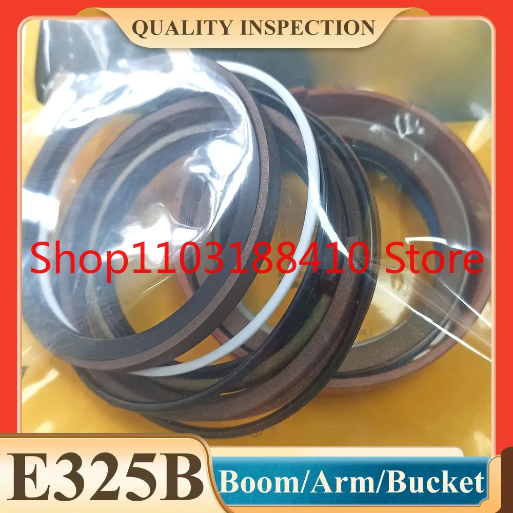 

Boom Arm Bucket Seal Kit for Excavator Hydraulic Cylinder Oil Seal Repair Kit E325B
