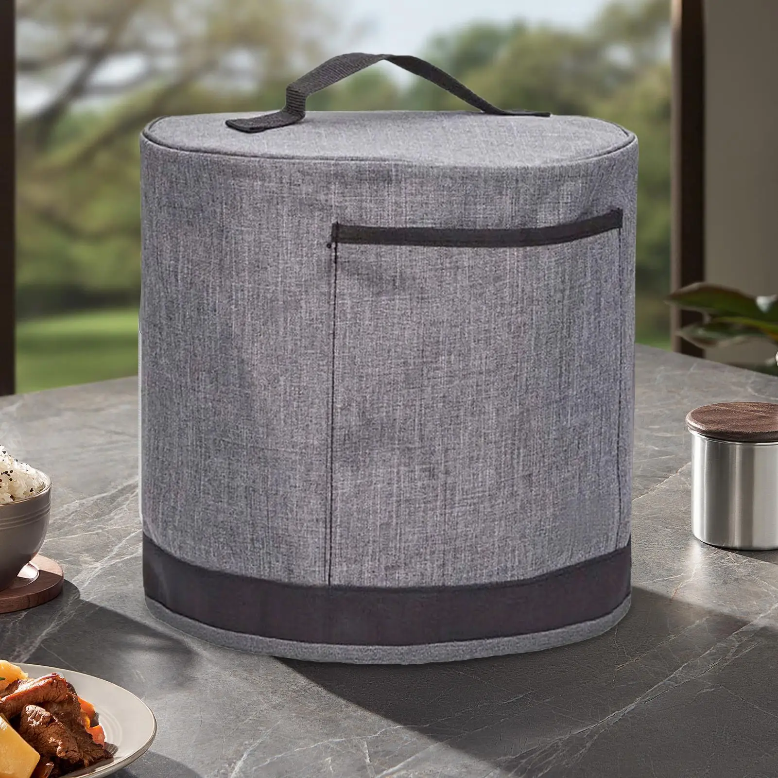Air Fryer Dust Cover Oxford Cloth Thick Reusable Protective Cover Portable for Cooking Cookware Oven