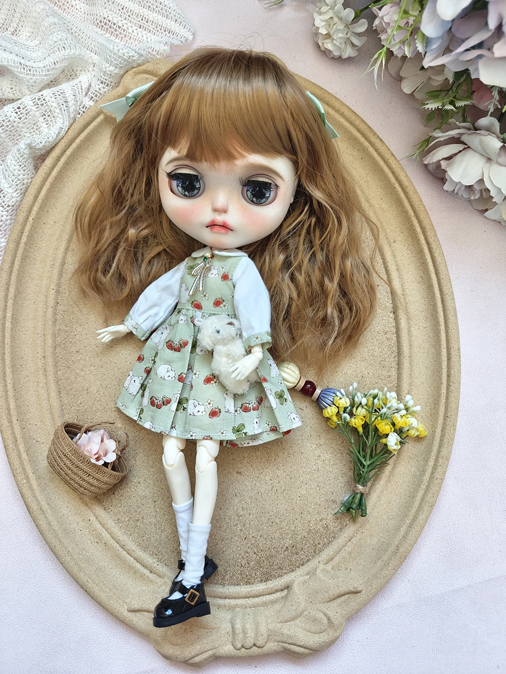 

Одежда для куклы Блайт, НОВАЯ одежда ICY DBS blythe, игрушки для кукол Блайт для девочек, прекрасное обычное розовое платье OB22 OB24 AZONE, аксессуары