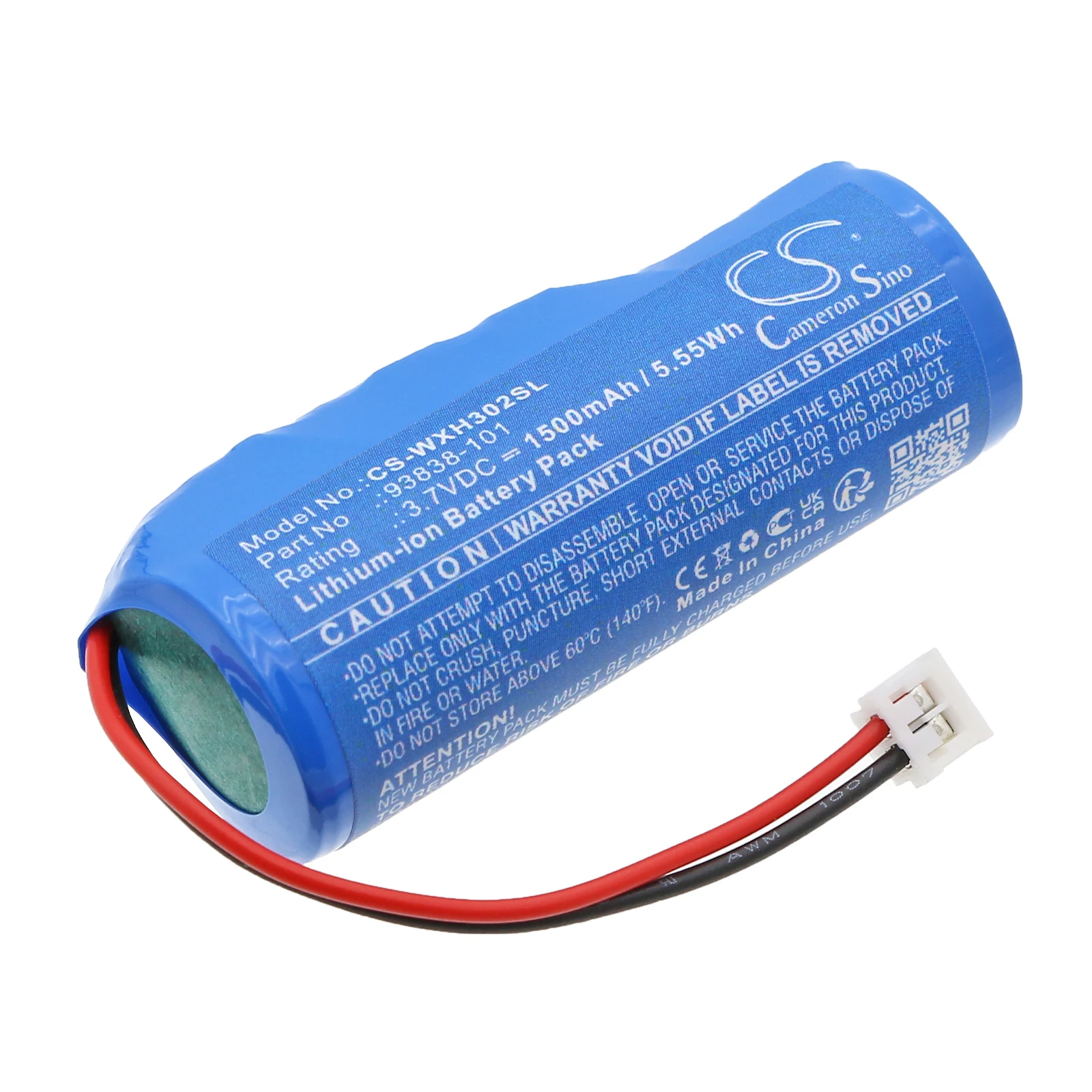 CS Replacement Battery for Wahl Detailer Cordless Trimmer PN:3024976,93838-101 1500mAh / 5.55Wh